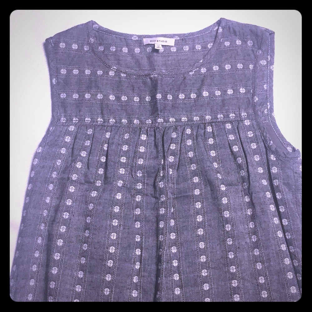 Max Studio sleeveless shift dress